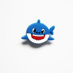 Blue Baby Shark Croc Charm